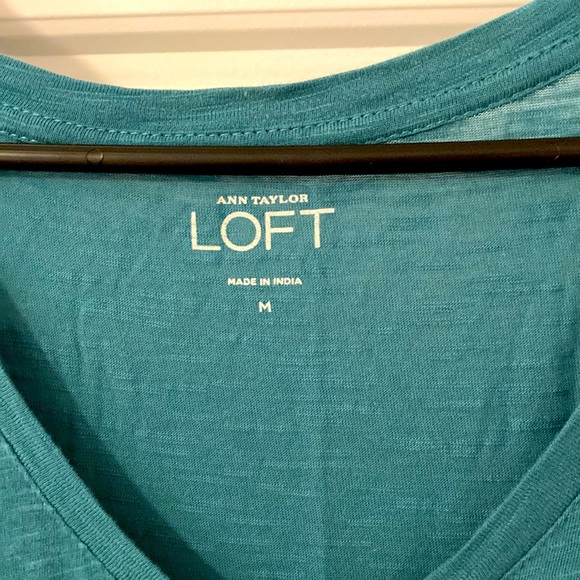 Teal LOFT 3 quarter length shirt - Picture 2 of 3